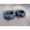 противаг на трактор т8 410 (405830а1) пофарбований 453кг.(1000фунтов) [ 405830A1 ] New Holland
